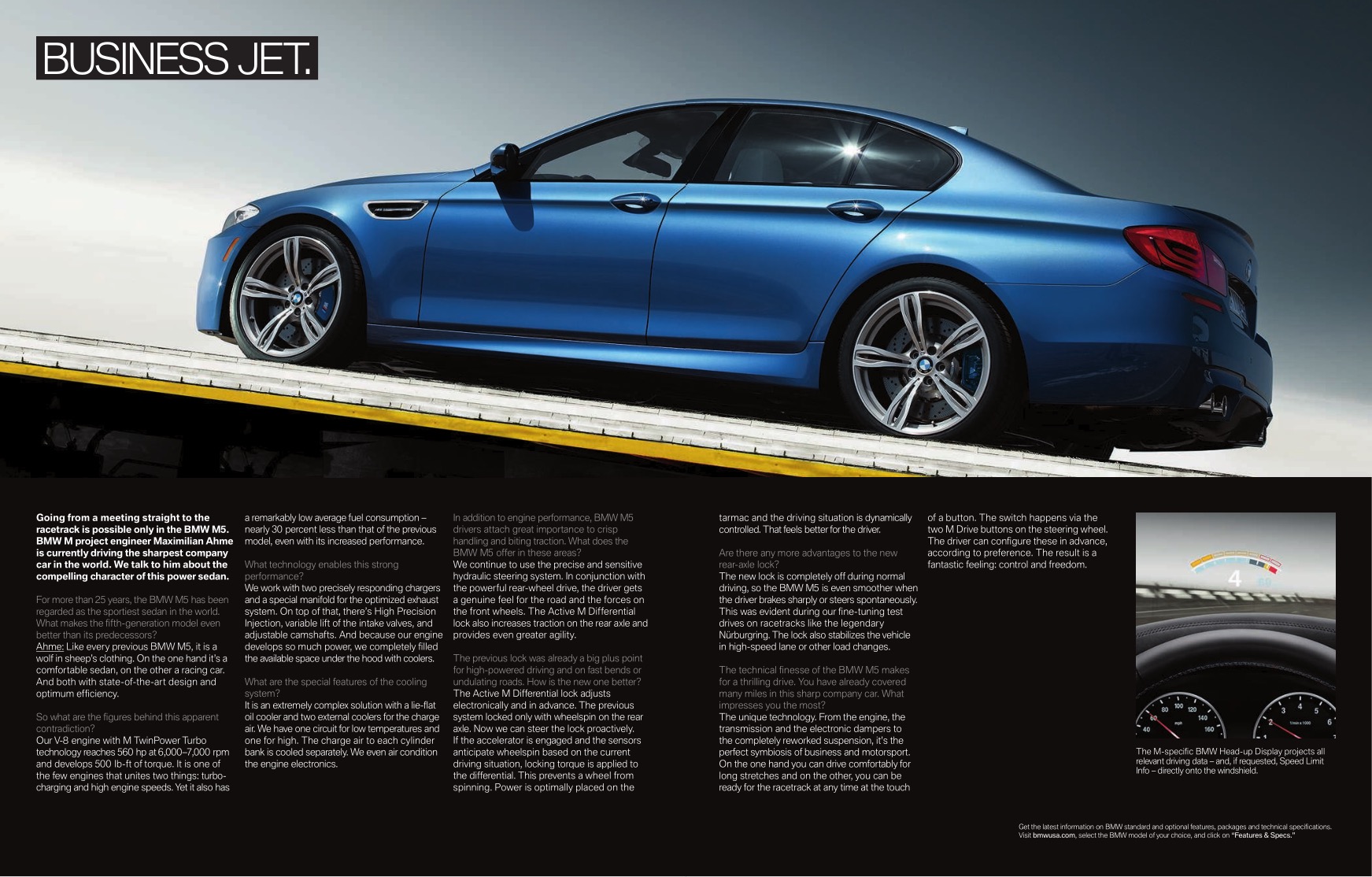 2013 BMW M5 Brochure Page 11